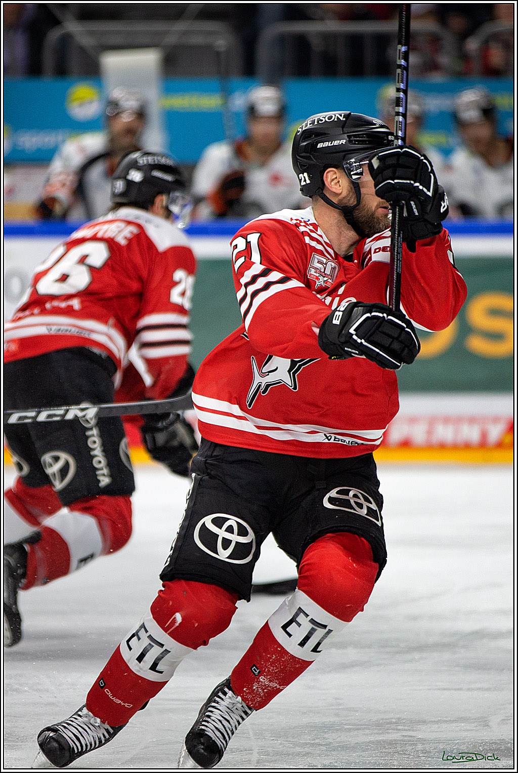 PENNY DEL; Koelner Haie- Loewen Frankfurt; Koeln, 01.12.2022